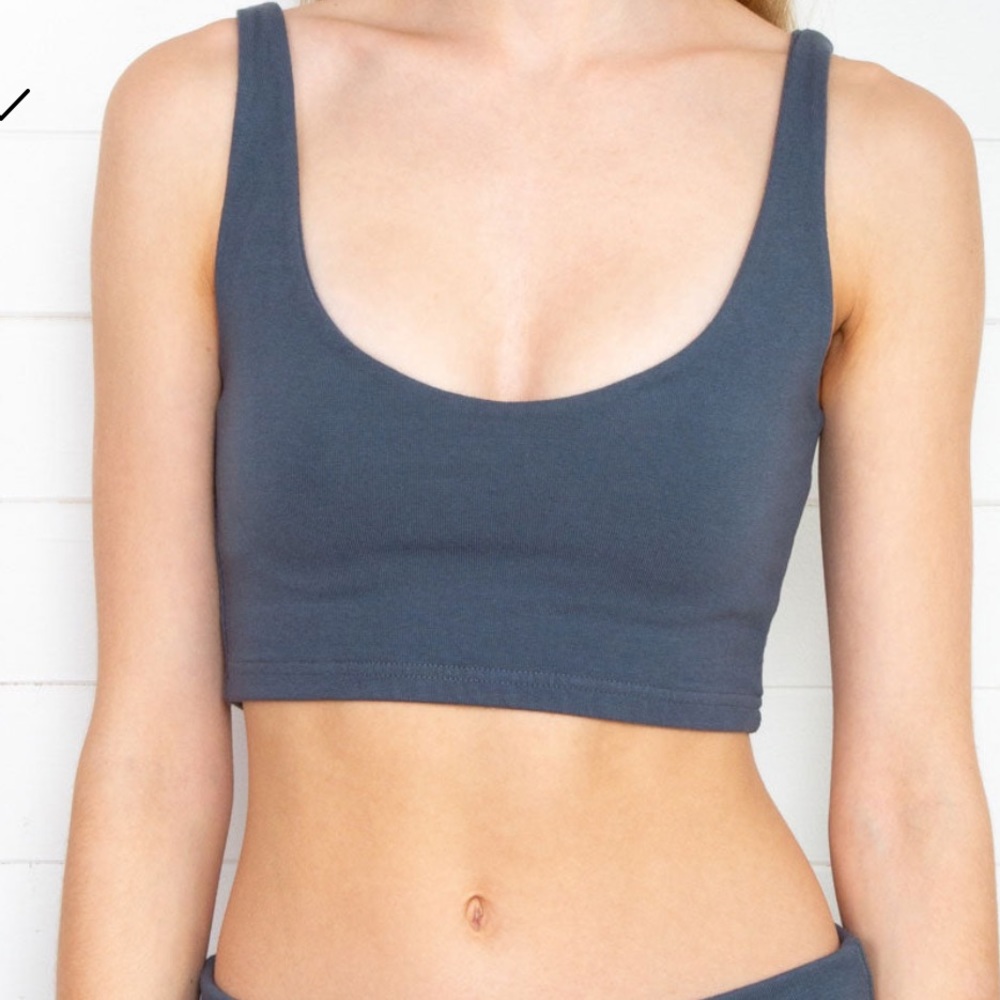 lydia tank in faded navy blue